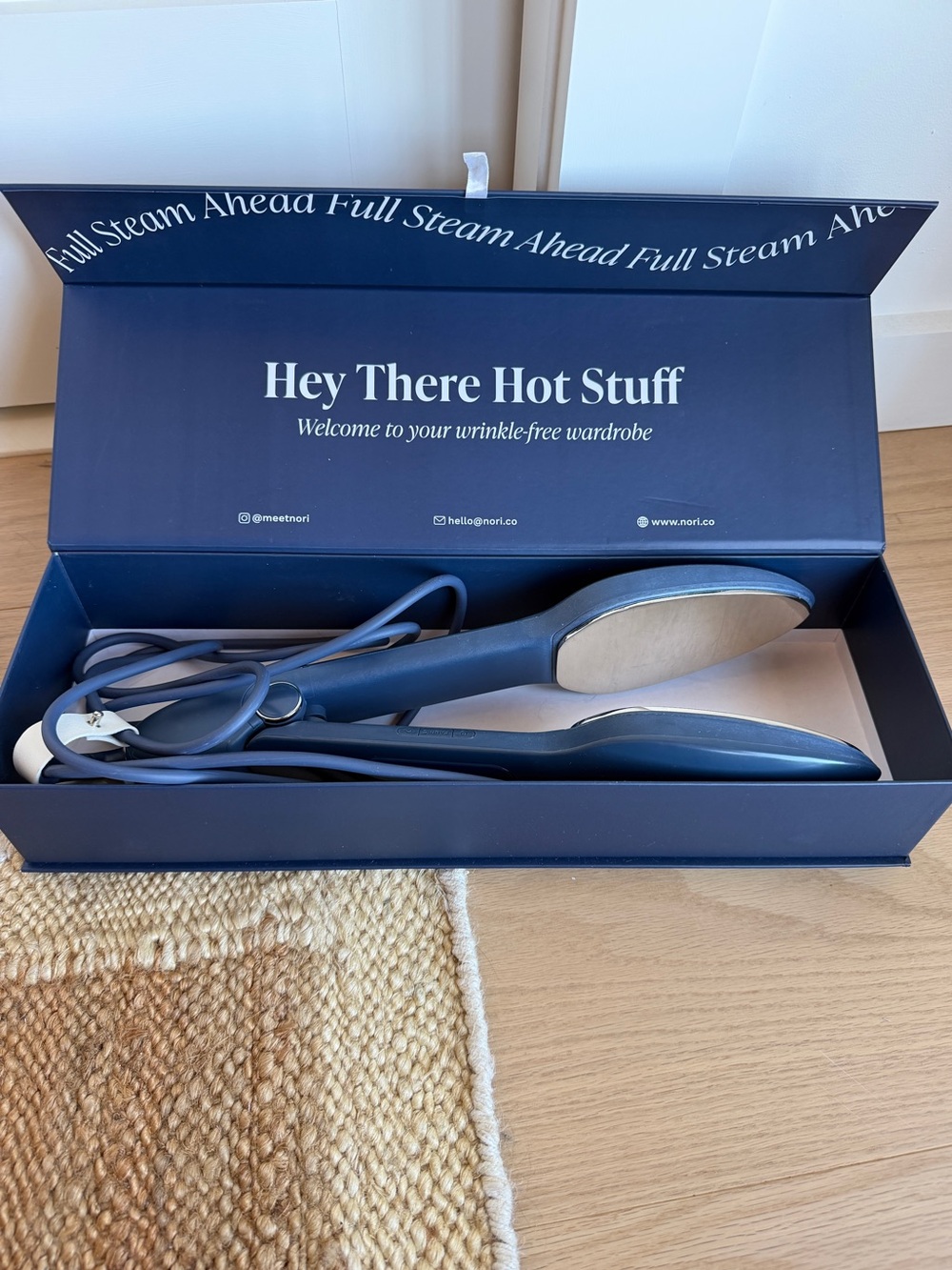 The Nori Press Steamer. Nori Steam Iron